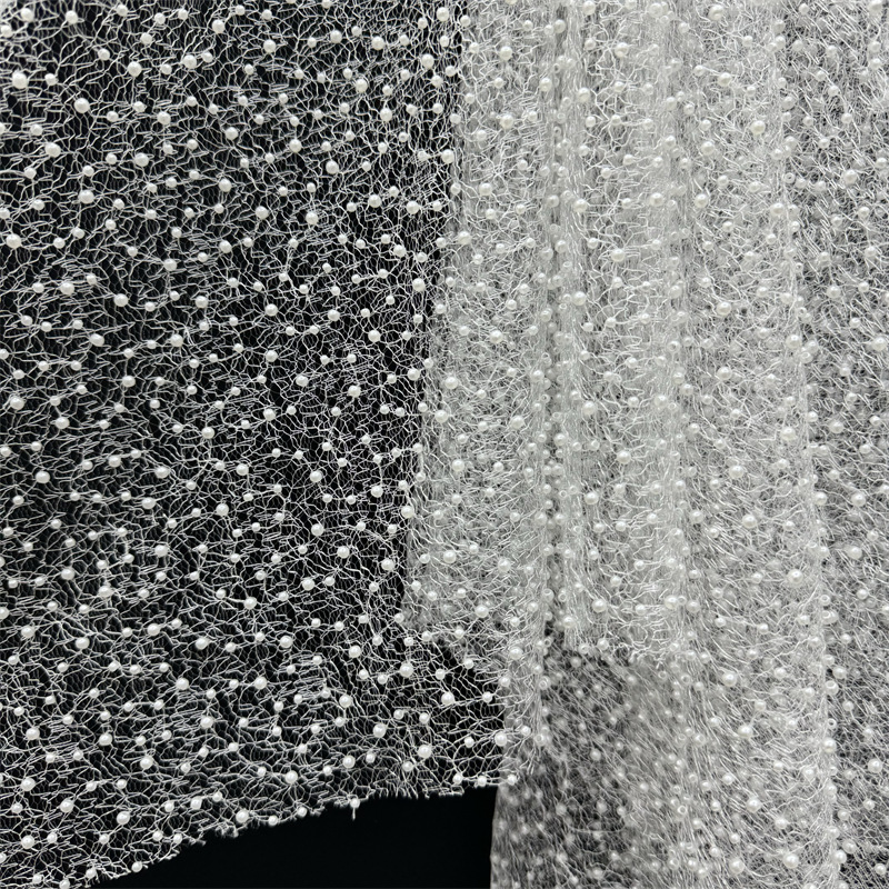 Embroidery Pattern - 1Yd 130cm Wide White Irregular Pattern