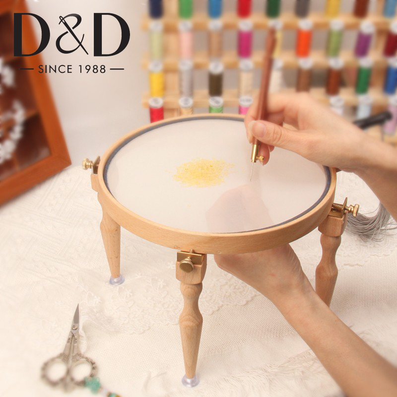 Stitch Marker Ring - 3/4Pcs Adjustable Portable Wooden Embroidery Hoop