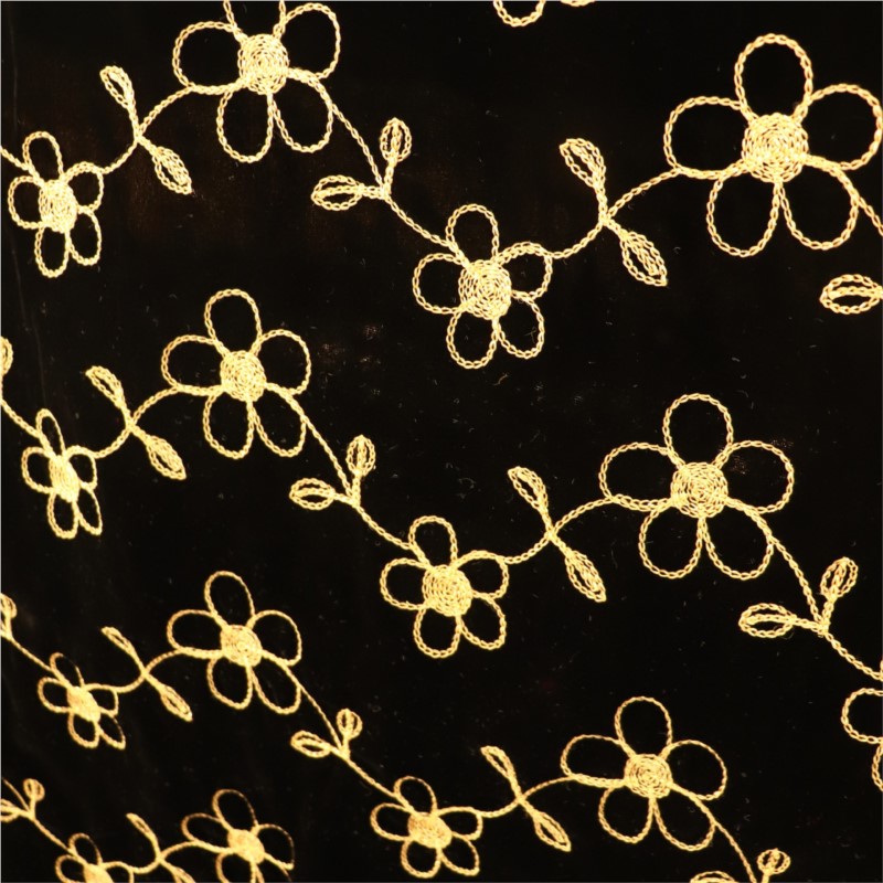 The fabric of sleeping dress e - Velvet Fabric Embroidery 评论和价格
