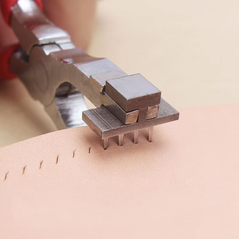 Handmade DIY Leather Craft Too - Punch Needle Handle 评论和价格