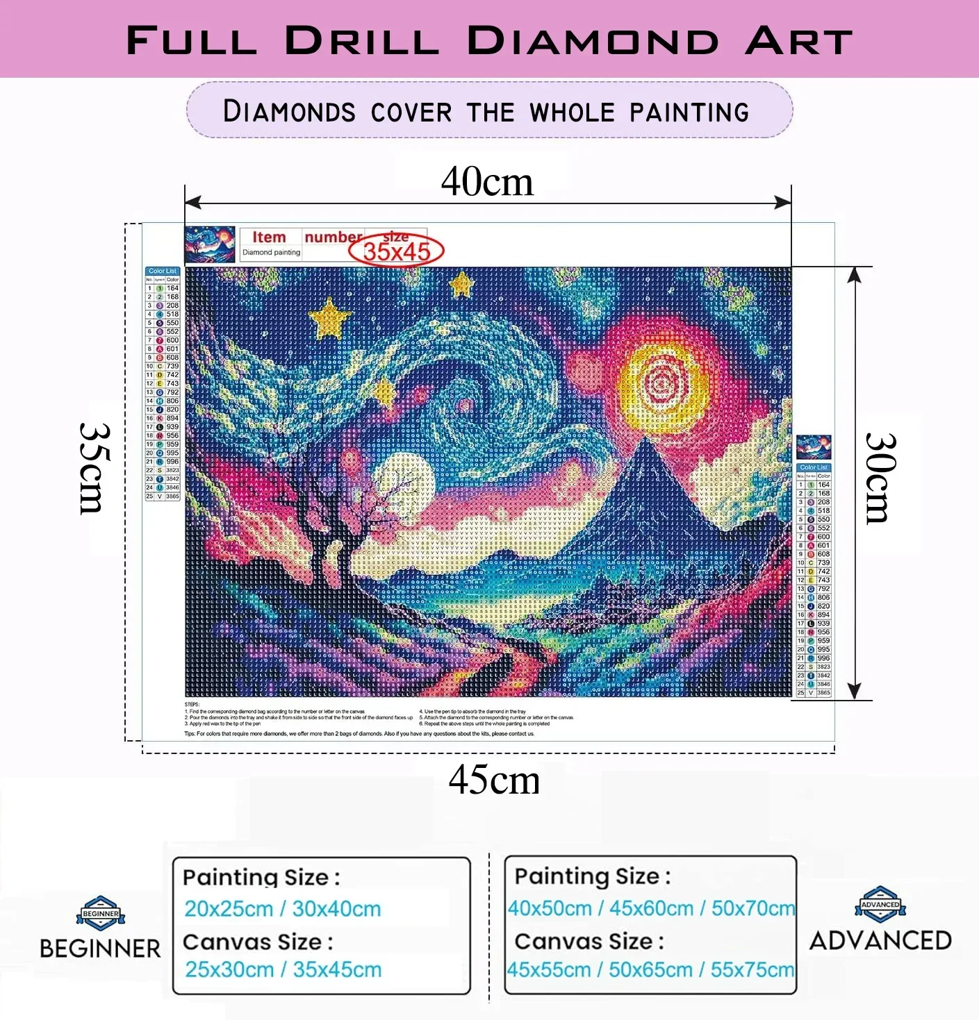Diamond Painting Kit Great Pyr - Embroidery In Egypt 评论和价格