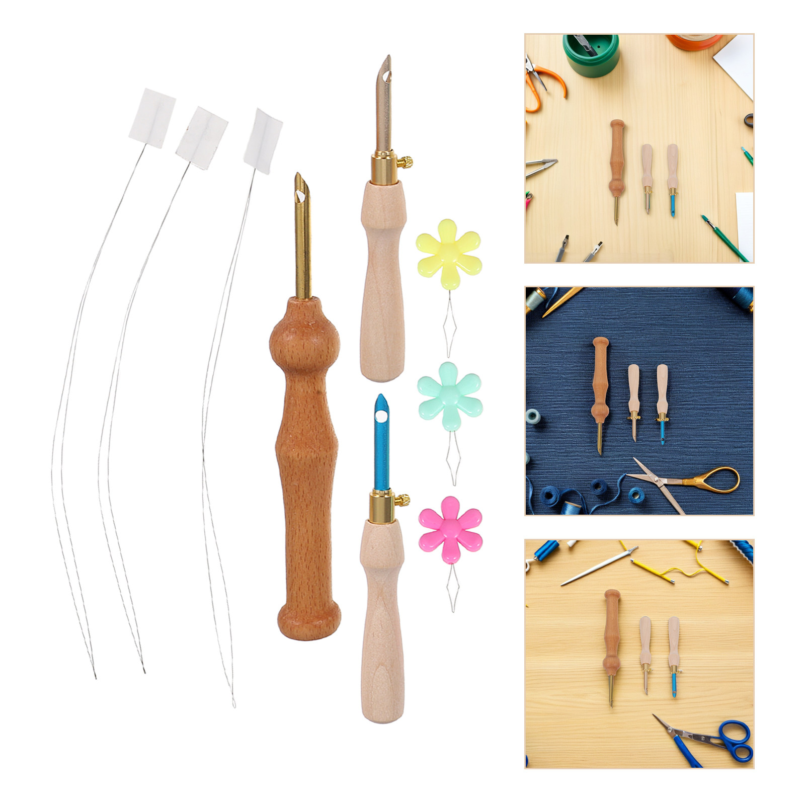 1Set Adjustable Punch Needle T - Punch Needle Handle 评论和价格