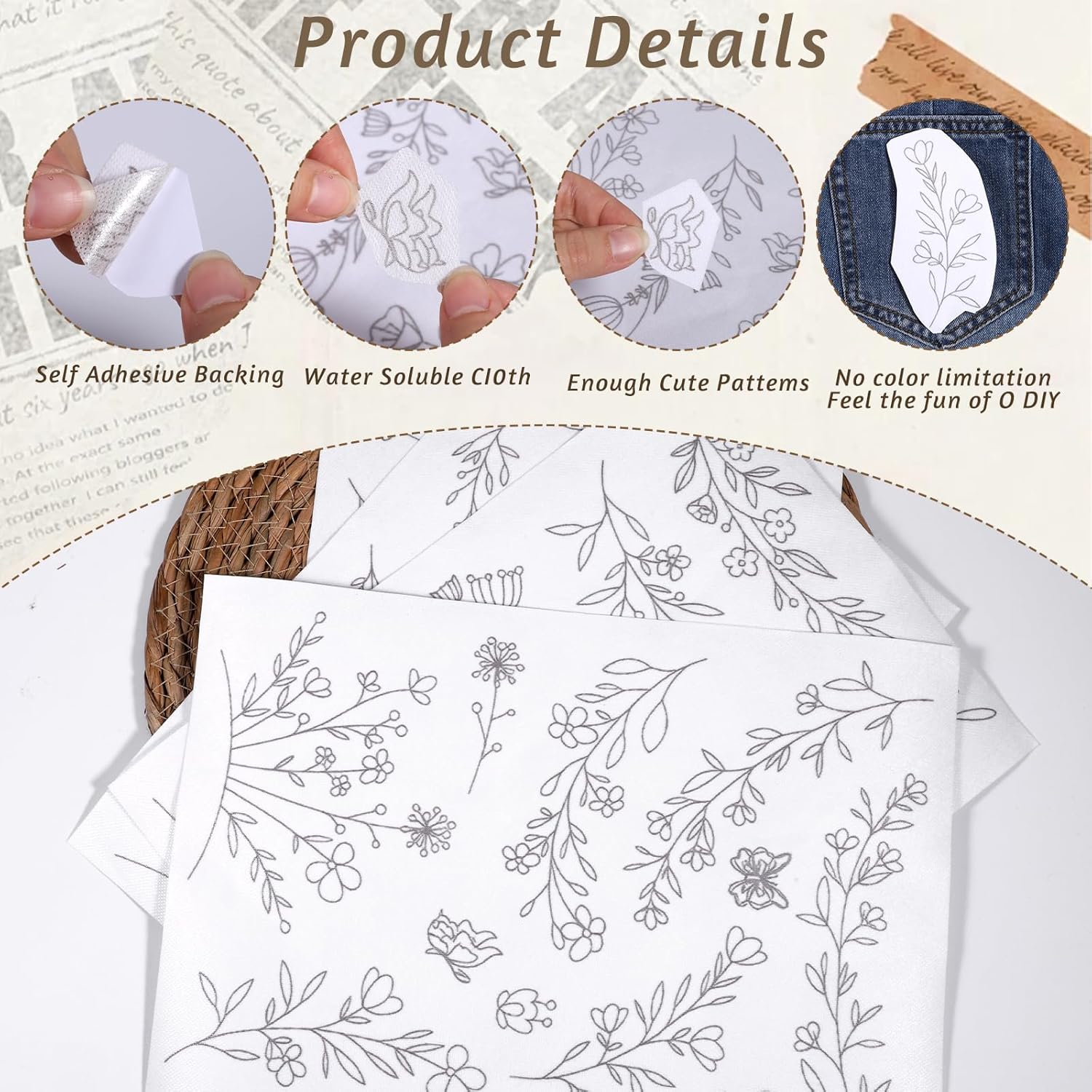 Stick & Stitch Water Soluble E - Embroidery Lovers 评论和价格