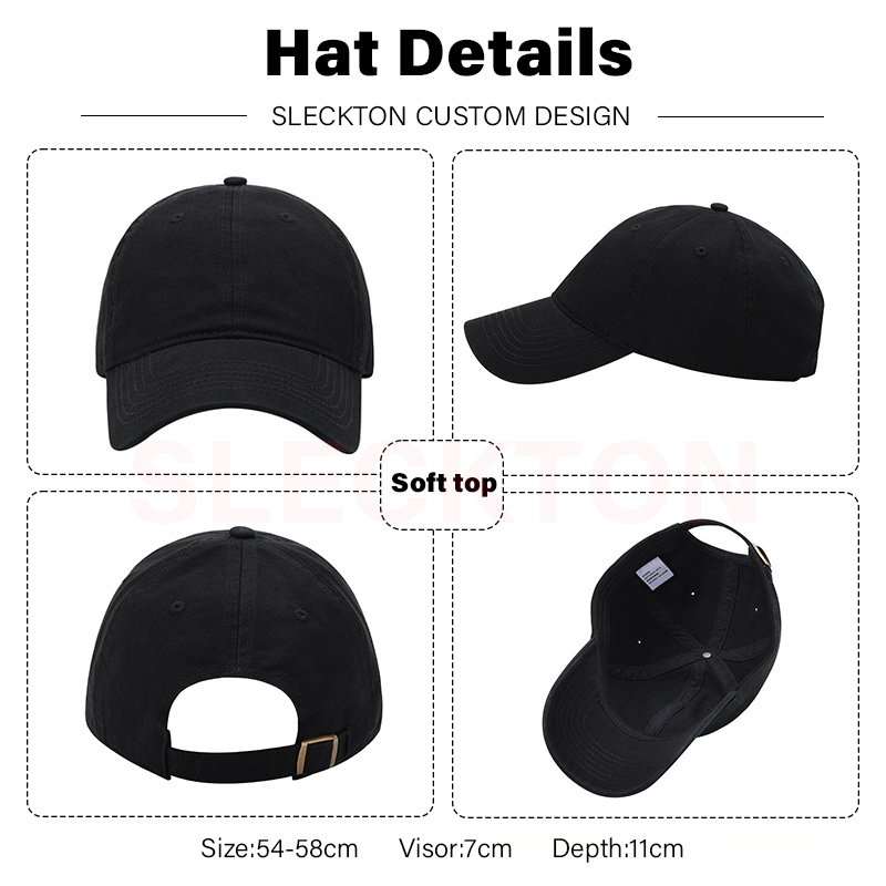 SLECKTON Custom Baseball Cap F - Embroidery Design Logo 评论和价格