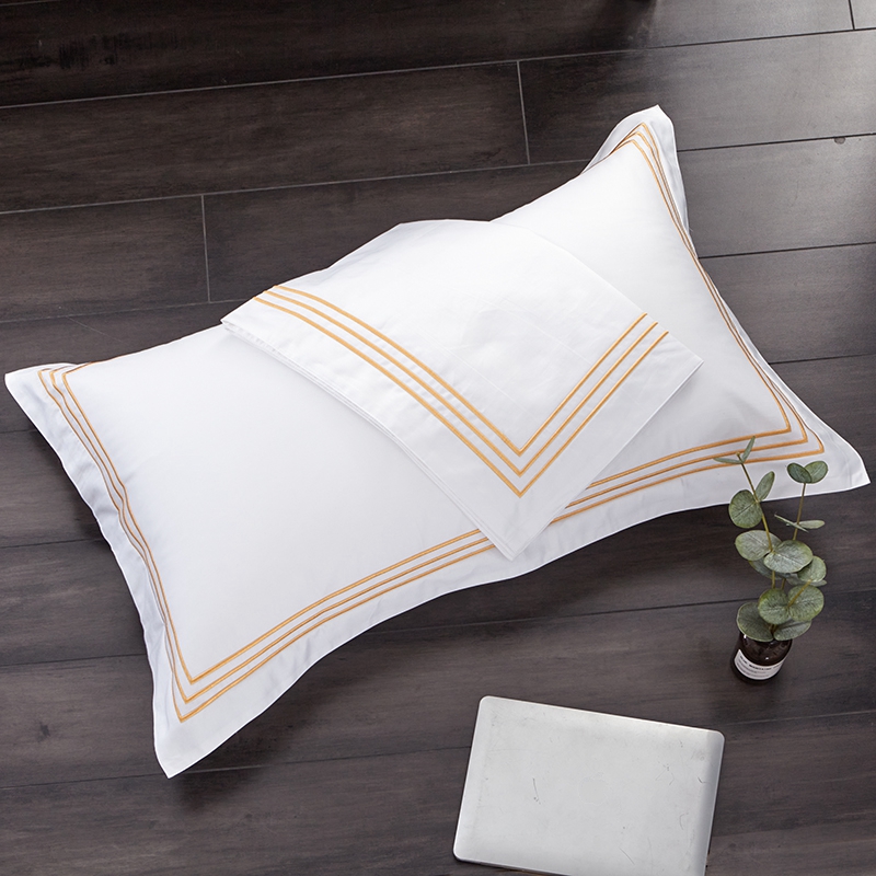 2pcs/Set Luxury 100% Egypt Cot - Embroidery In Egypt 评论和价格