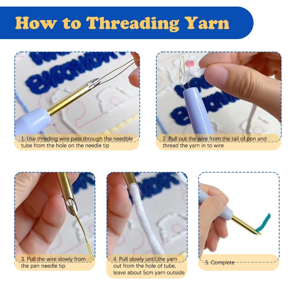 DIY Punch Needle Kits Mushroom - Punch Needle Handle 评论和价格