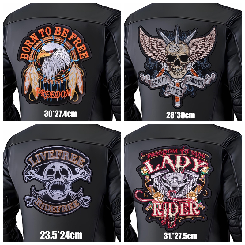 Large Back Embroidered Patches - Embroidery Jacket Jeans 评论和价格