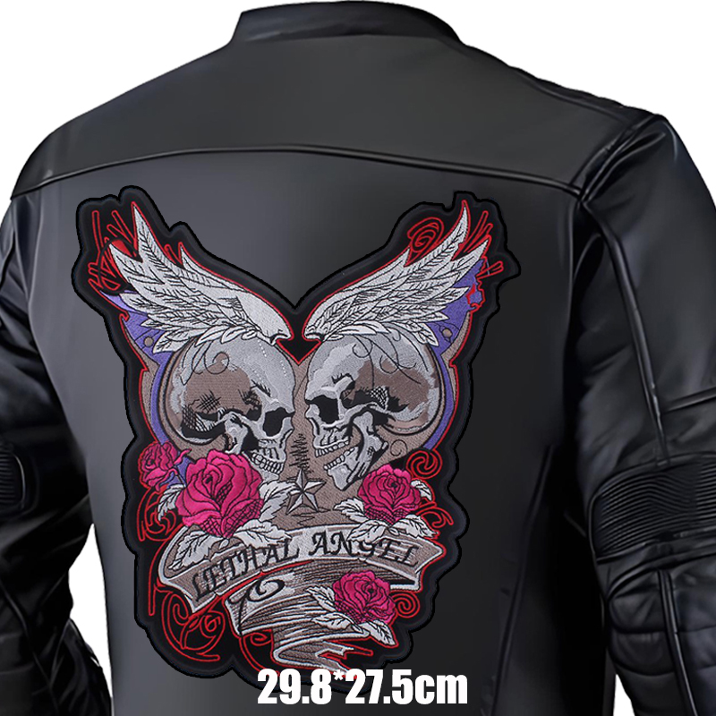 Large Back Embroidered Patches - Embroidery Jacket Jeans 评论和价格