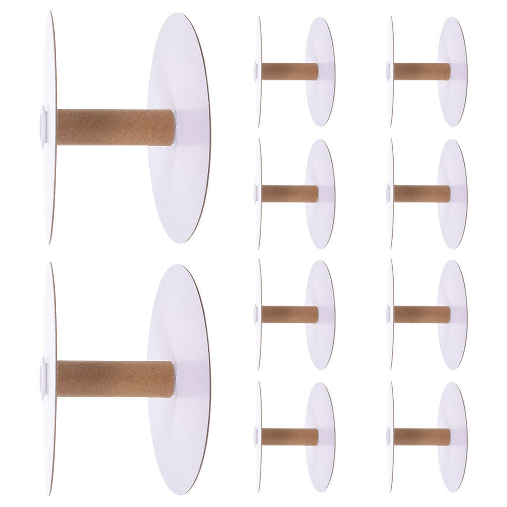 12Pcs Paper Spool Wire Storage - Embroidery Threads 评论和价格