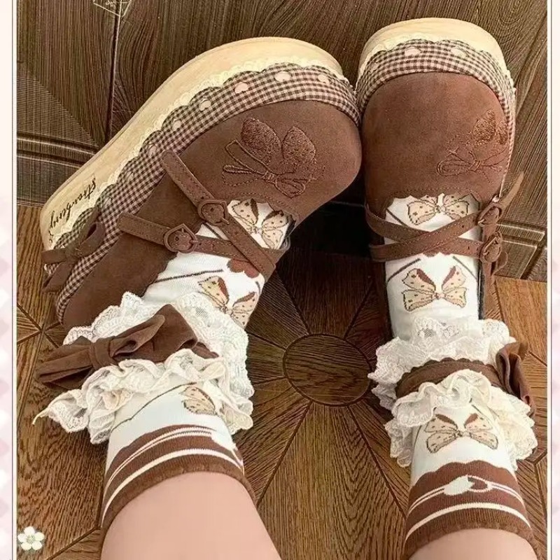 Lolita High Heels Height Incre - Embroidery Lace 评论和价格