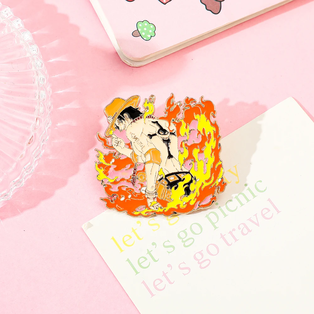 1 Pc Classics Anime Brooch Per - Embroidery Textile 评论和价格
