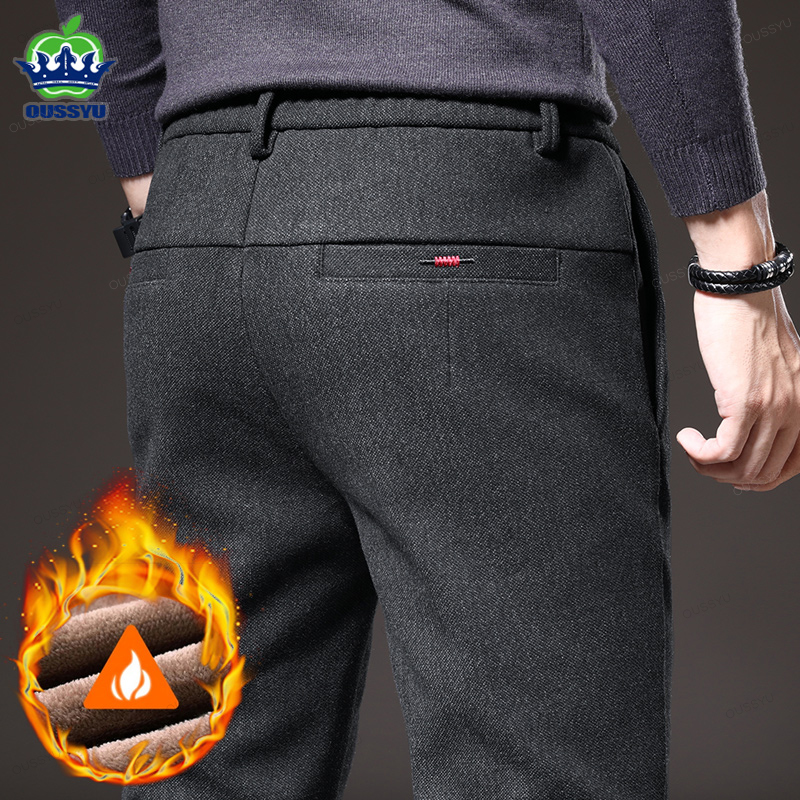 Winter Fleece Warm Men's Brush - Velvet Fabric Embroidery 评论和价格