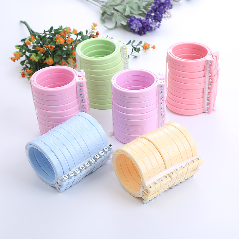 DIY ABS Plastic Embroidery Hoo - Stitch Marker Ring 评论和价格