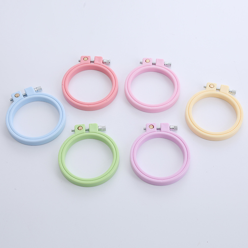 DIY ABS Plastic Embroidery Hoo - Stitch Marker Ring 评论和价格