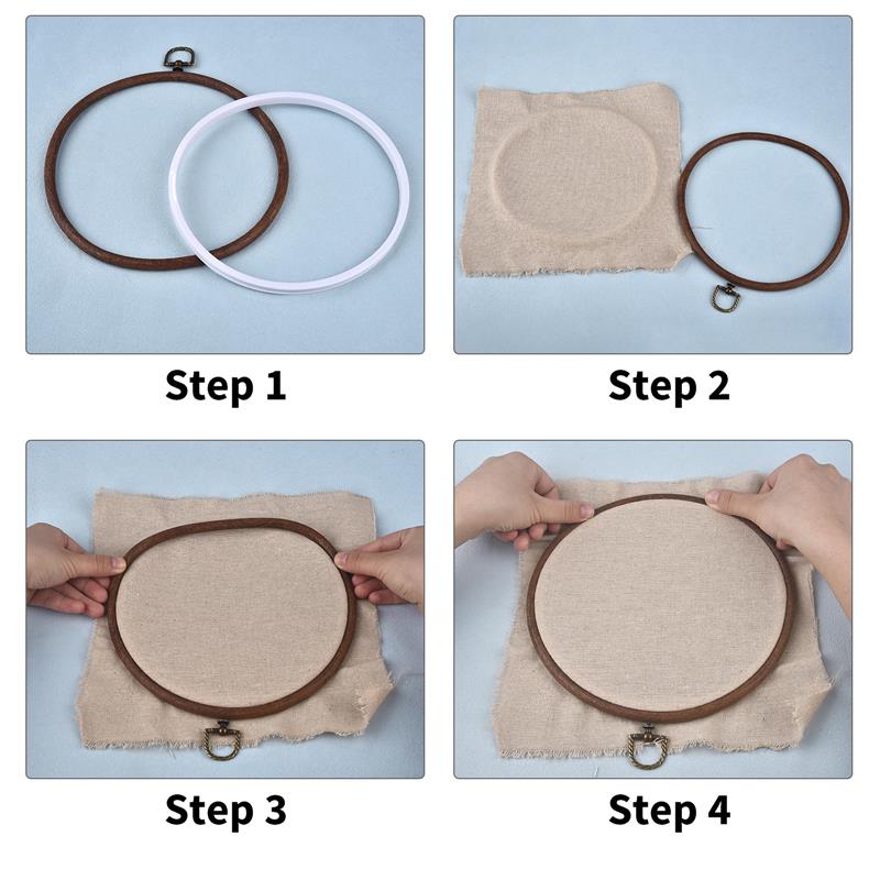 Sewing Tool Round Oval Wooden  - Stitch Marker Ring 评论和价格