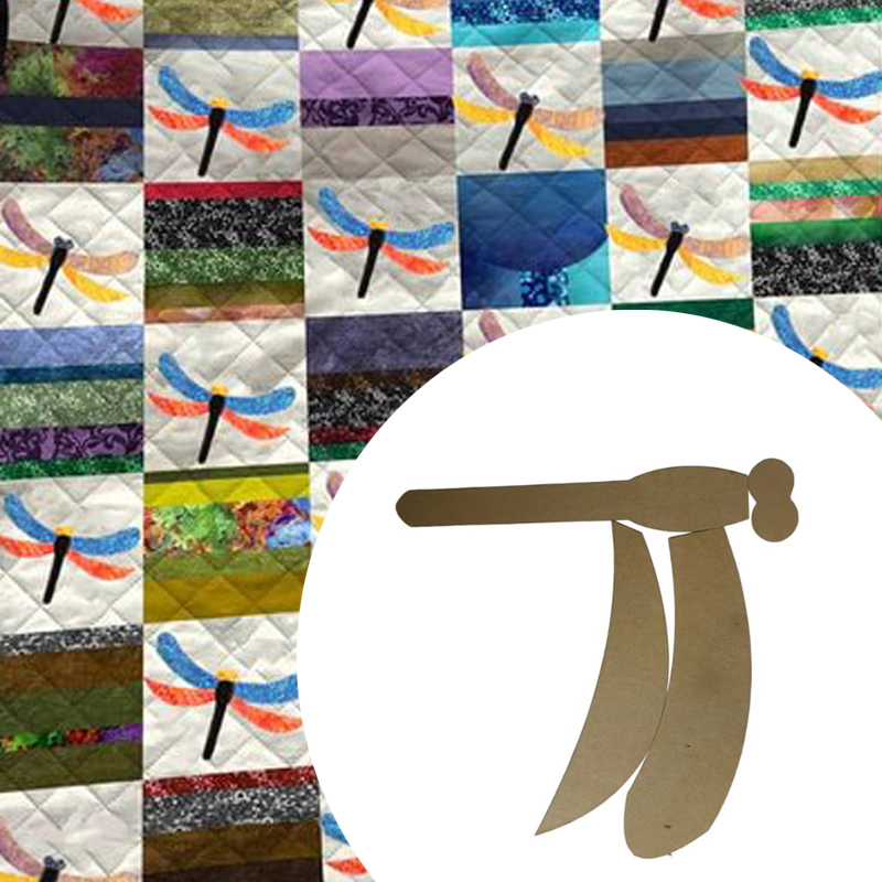Dragonfly Quilting Template Tr - Embroidery Pattern 评论和价格
