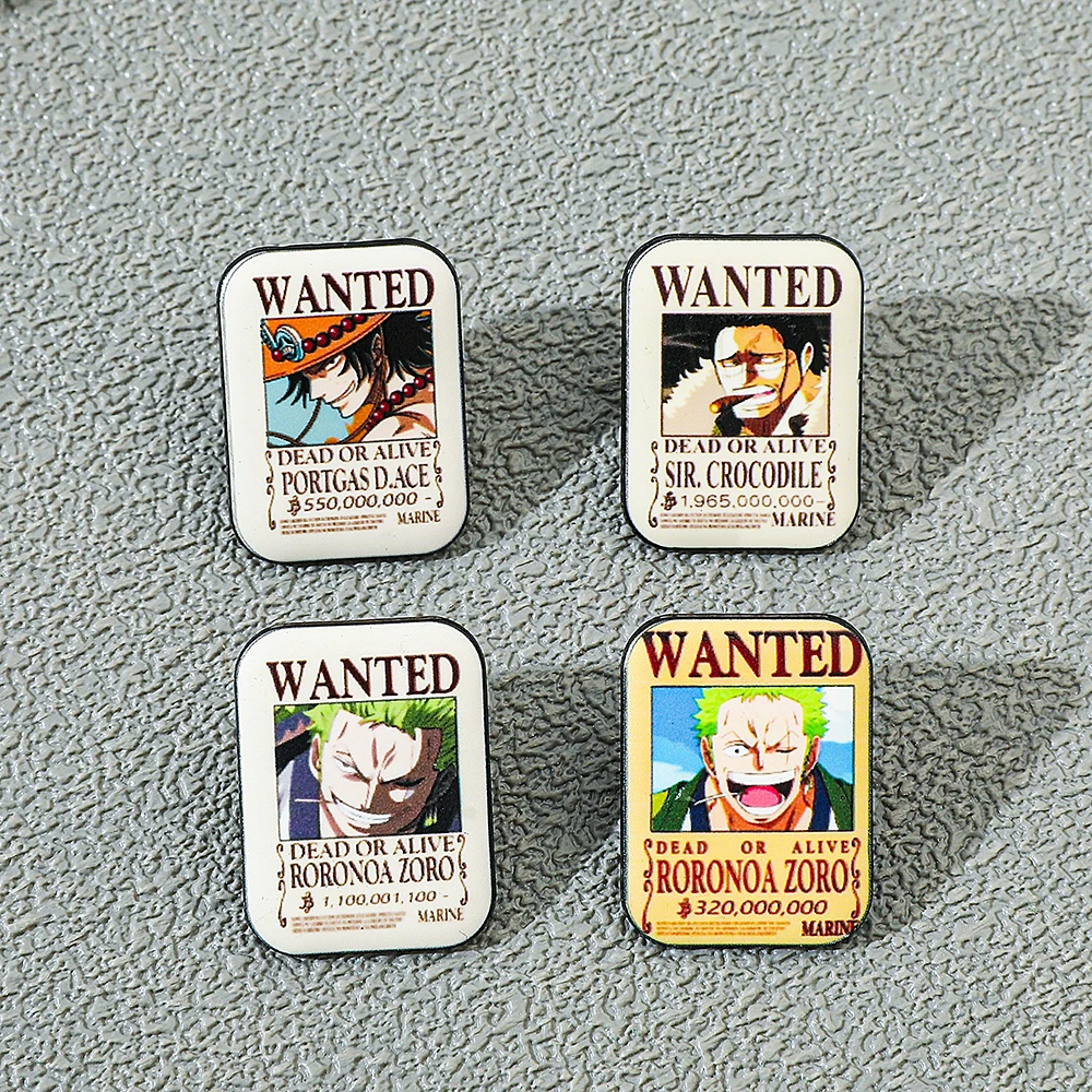 4 Pcs ONE PIECE Cartoon Anime  - Embroidery Textile 评论和价格