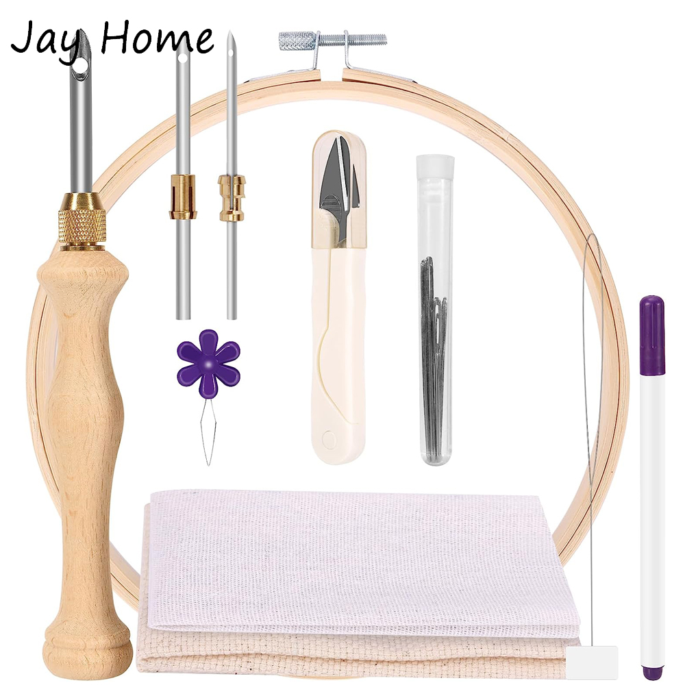 Punch Needle Starter Kit with  - Stitch Marker Ring 评论和价格