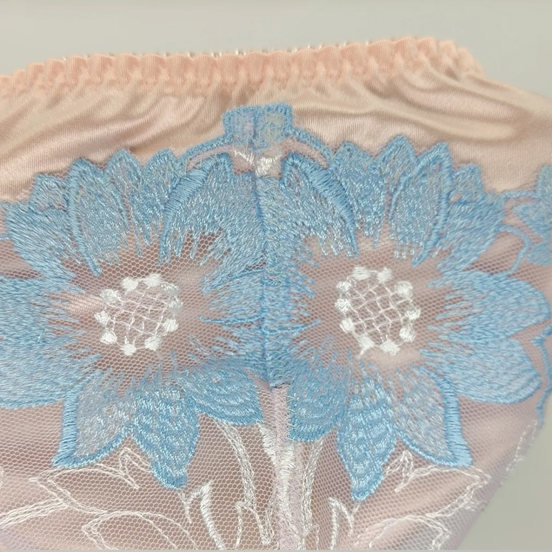 Man's Lace Embroidery Pink Bri - Embroidery Lace 评论和价格