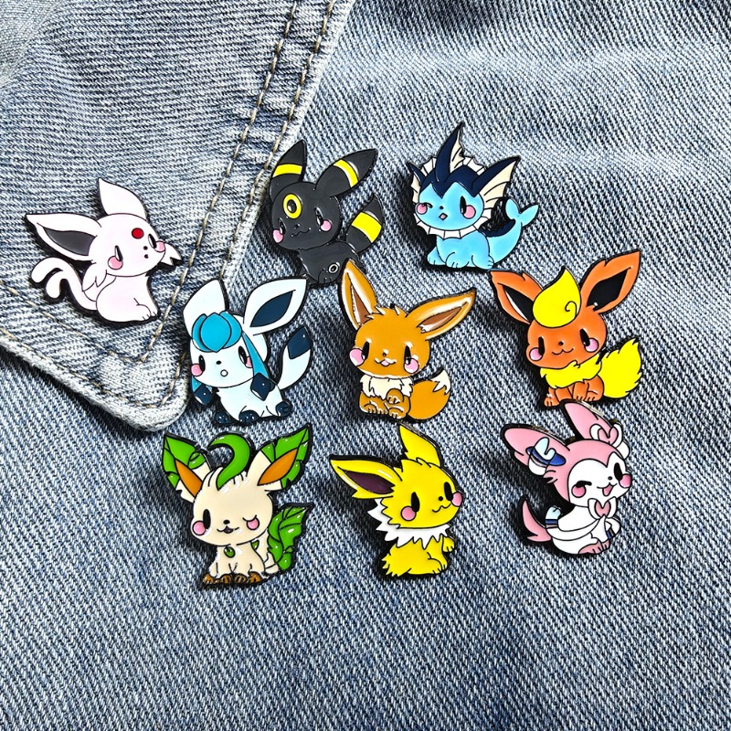 Hot 9 Pcs Anime Elf Brooch Set - Embroidery Textile 评论和价格
