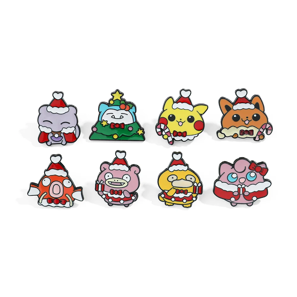 8 Pcs Christmas Slowpoke Brooc - Embroidery Textile 评论和价格