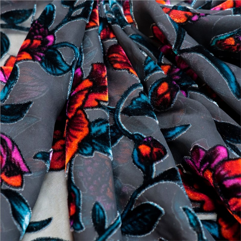 Woven velvet brocade viscose p - Velvet Fabric Embroidery 评论和价格