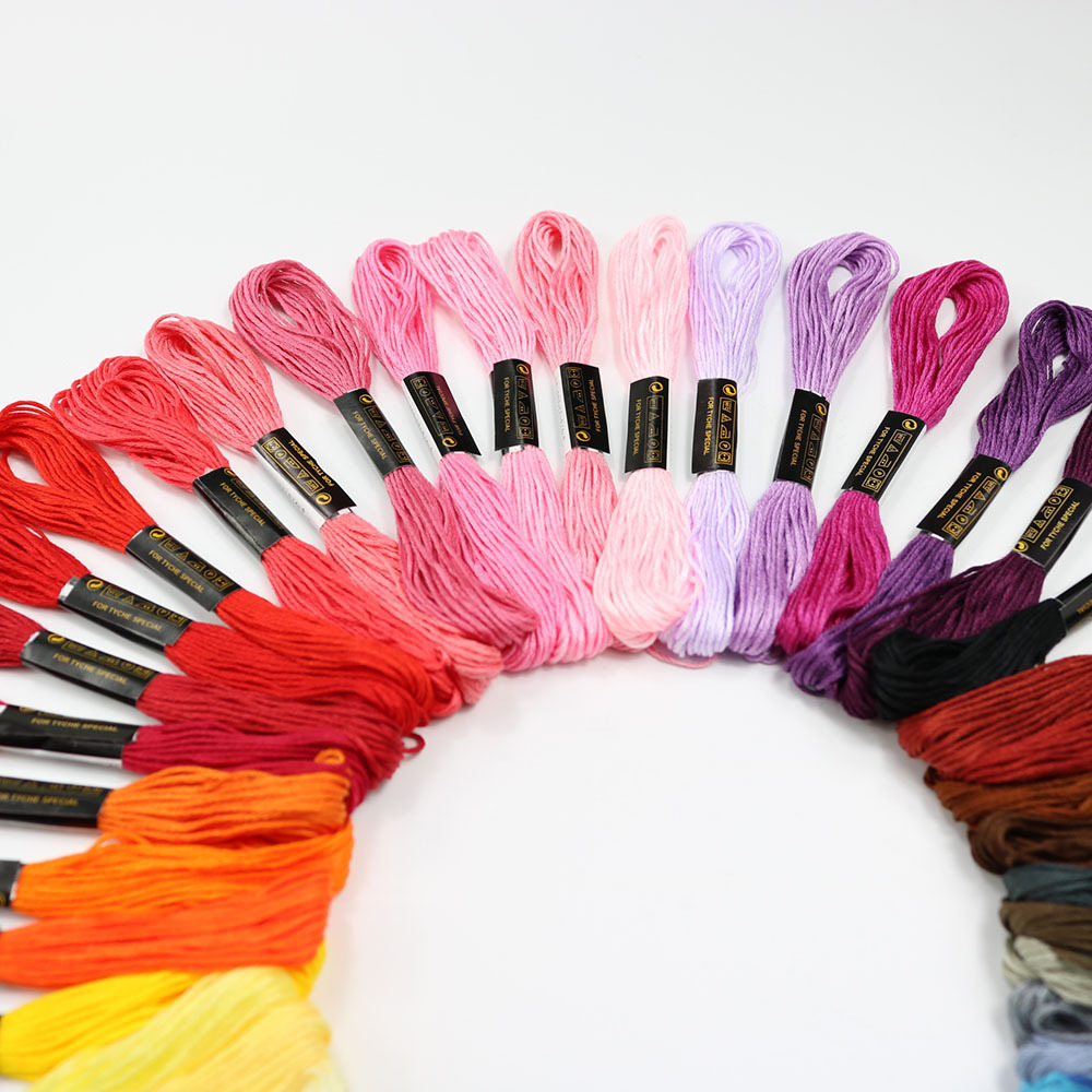 Fixed 50 color cross stitch th - Embroidery Threads 评论和价格