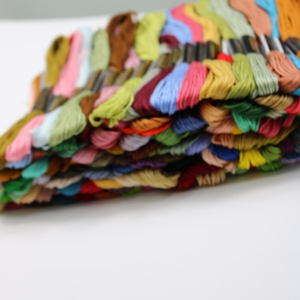 Fixed 50 color cross stitch th - Embroidery Threads 评论和价格