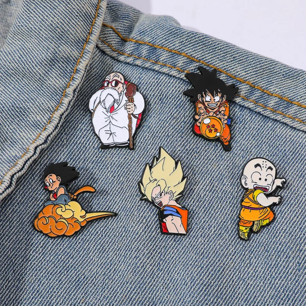 5 Pcs Classic Popular Anime Br - Embroidery Textile 评论和价格