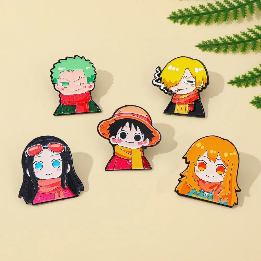 5 Pcs Cute Anime Cartoon Brooc - Embroidery Textile 评论和价格