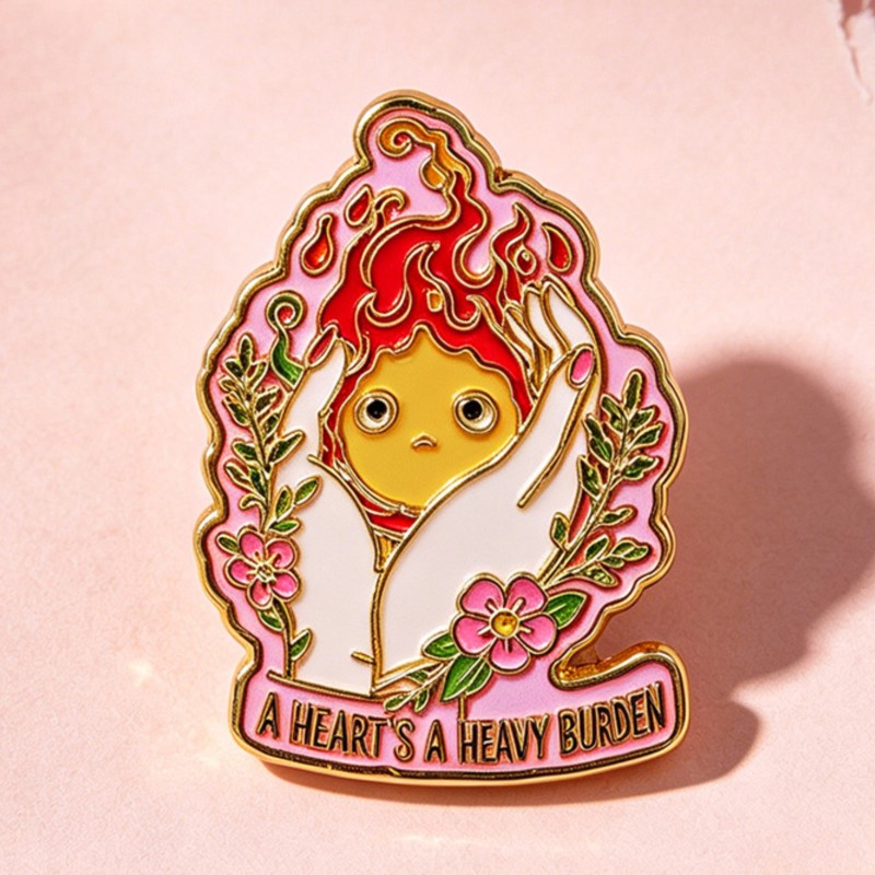 A HEART'S A HEAVY BURDEN Ename - Embroidery Textile 评论和价格