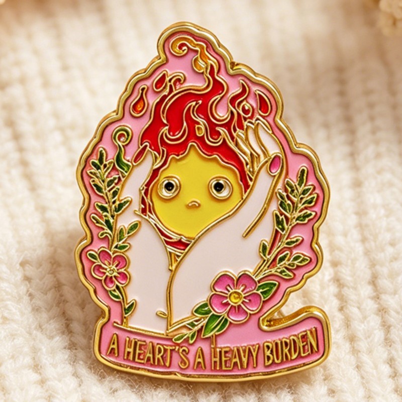 A HEART'S A HEAVY BURDEN Ename - Embroidery Textile 评论和价格