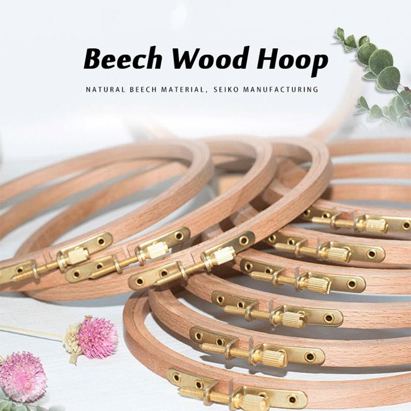 1pcs High Quality Beech Wood E - Stitch Marker Ring 评论和价格