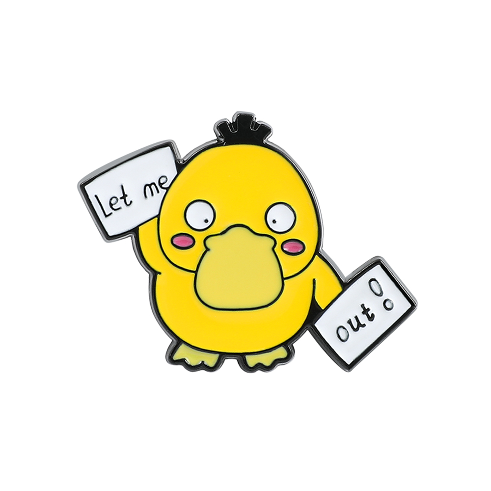 1 Pc ​Anime Duckling Brooch Ca - Embroidery Textile 评论和价格