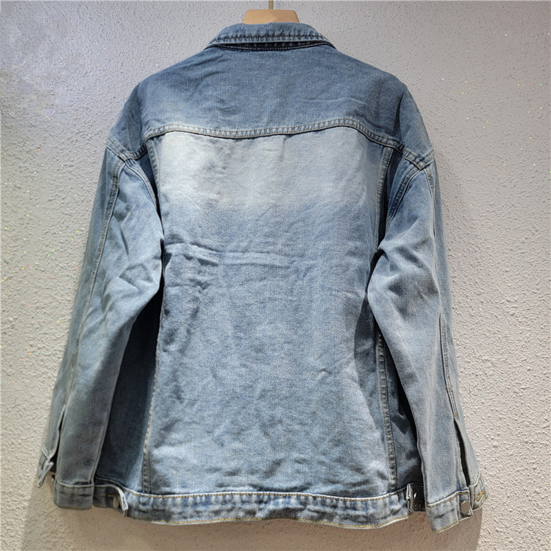 2026 Spring Autumn Korean Deni - Embroidery Jacket Jeans 评论和价格