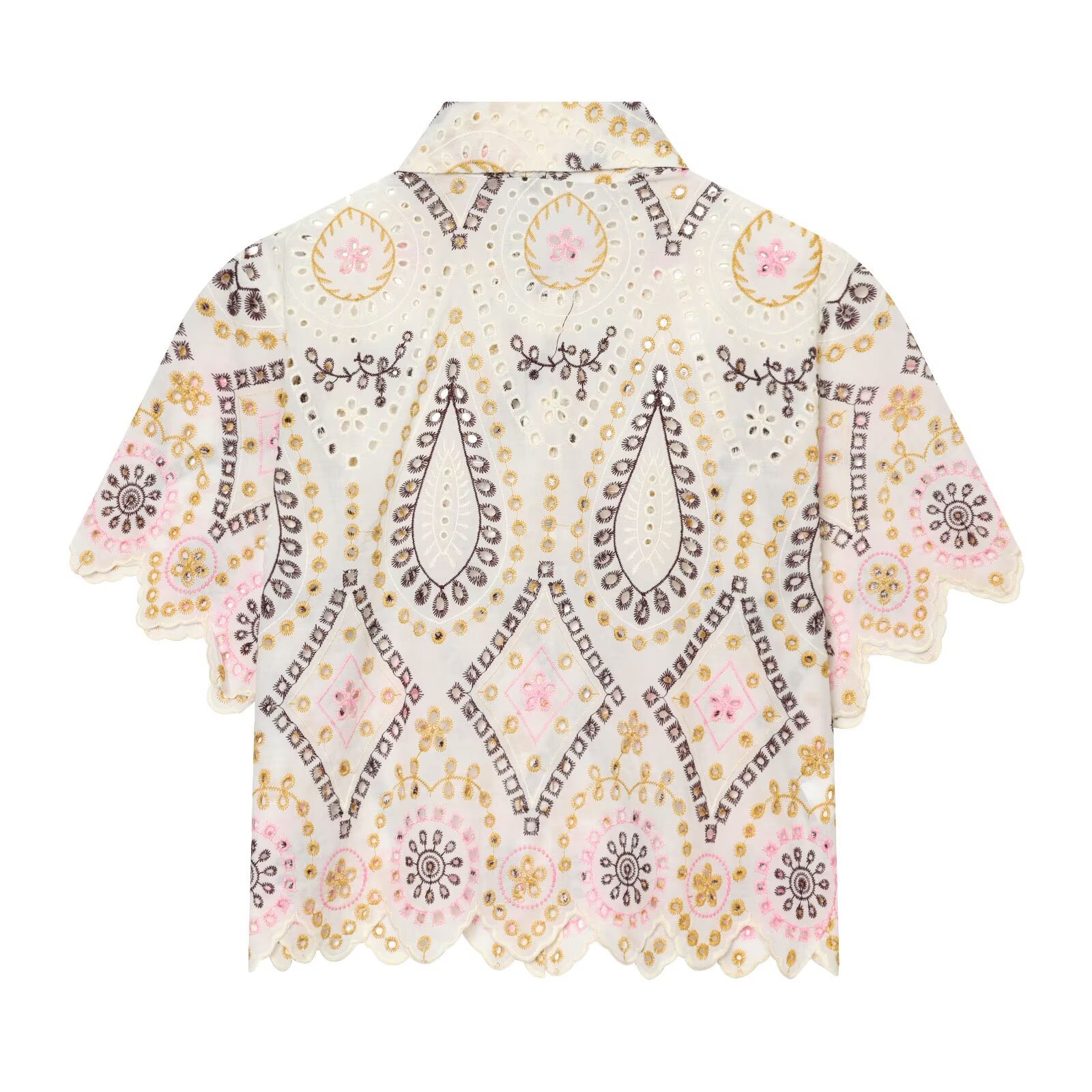 PRINTKAOIR Women's Fashion Hol - Embroidery Eyelet 评论和价格