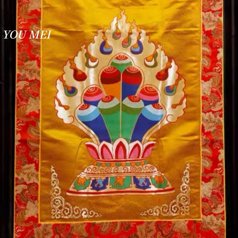Tibetan-Style Door Curtain for - Embroidery Pattern 评论和价格