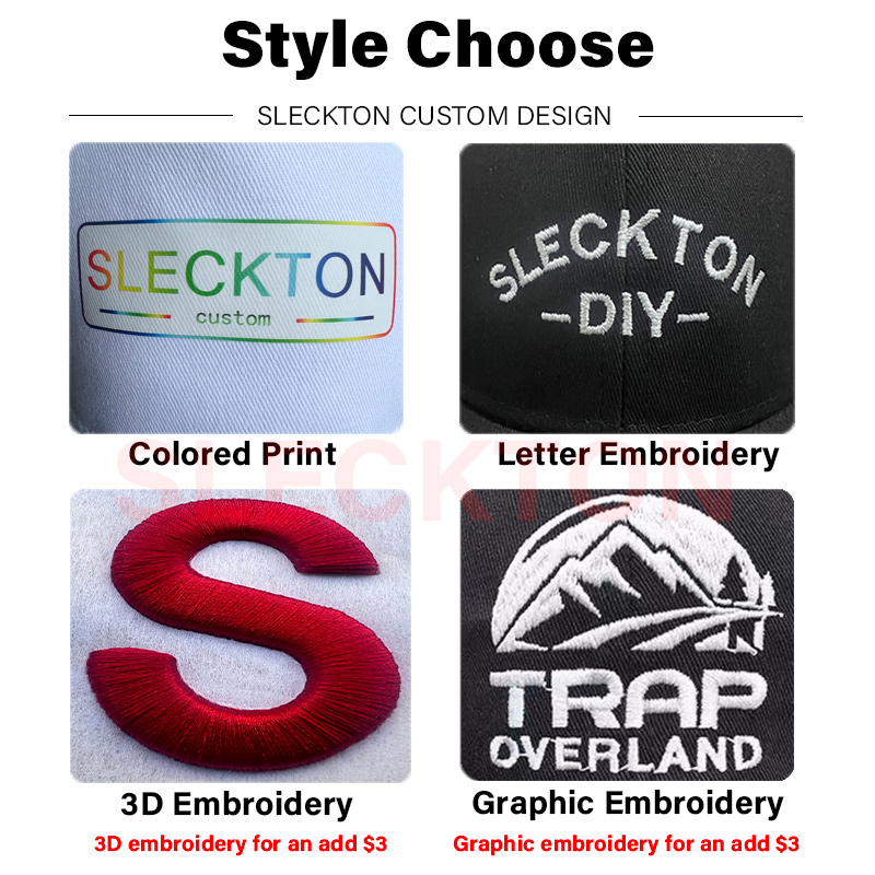 SLECKTON Custom Logo Baseball  - Embroidery Design Logo 评论和价格