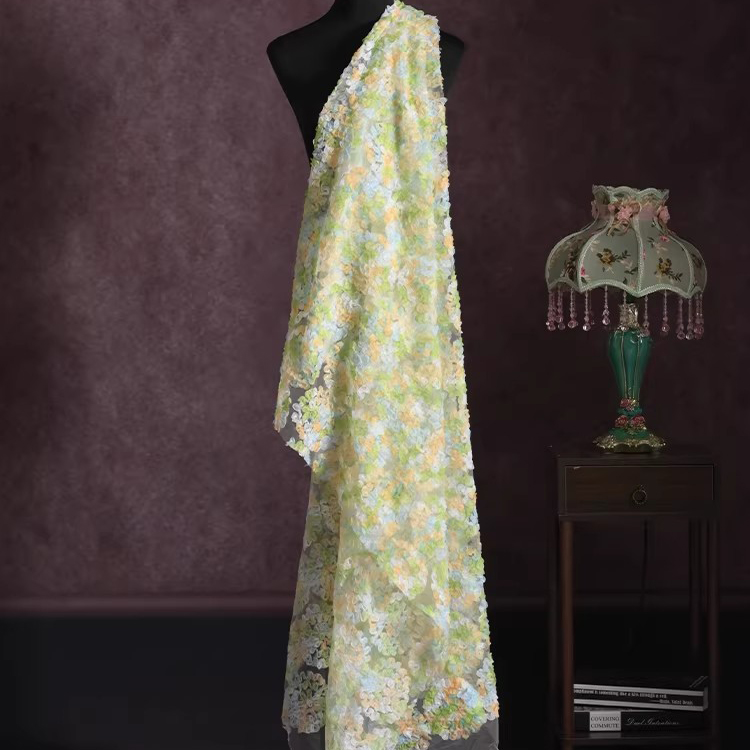 1yard new gauze fabric for clo - Embroidery Pattern 评论和价格