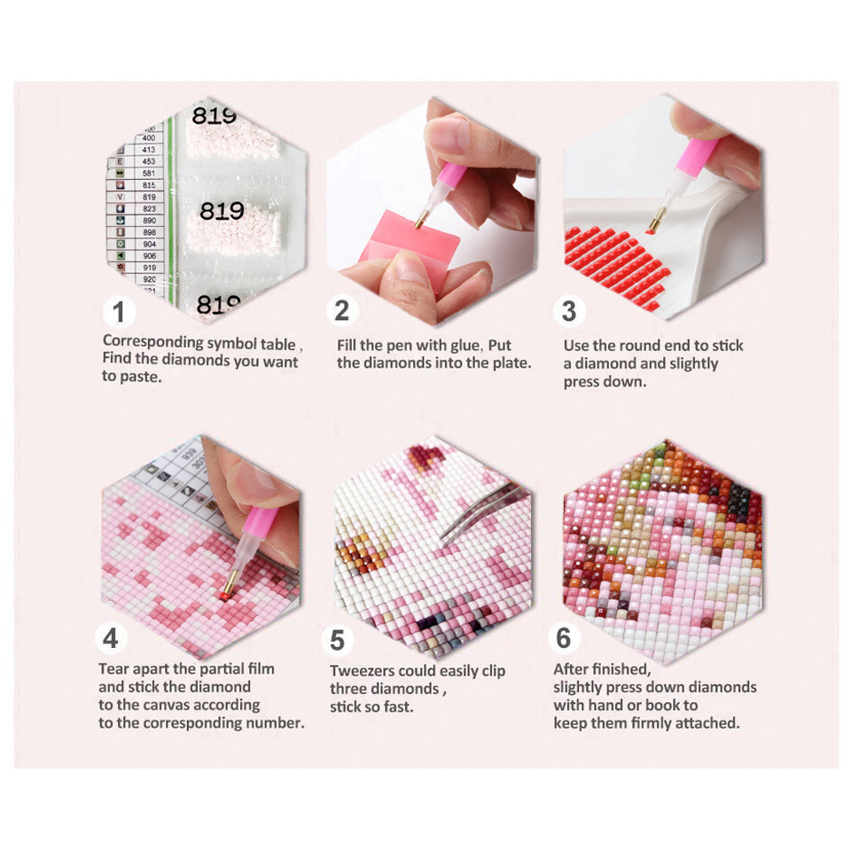 Diy Diamond Painting Kits New  - Embroidery In Egypt 评论和价格