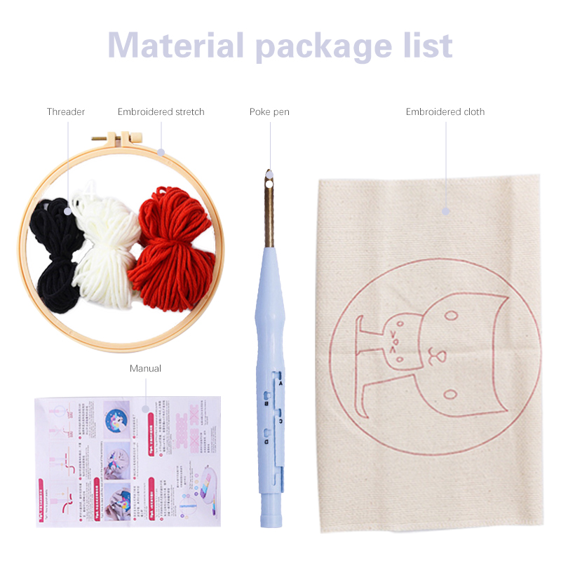 Punch Needle Kit Ghost Pumpkin - Punch Needle Handle 评论和价格