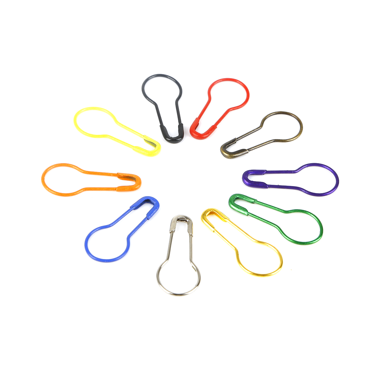 100pcs/lot Colorful Knitting C - Stitch Marker Ring 评论和价格