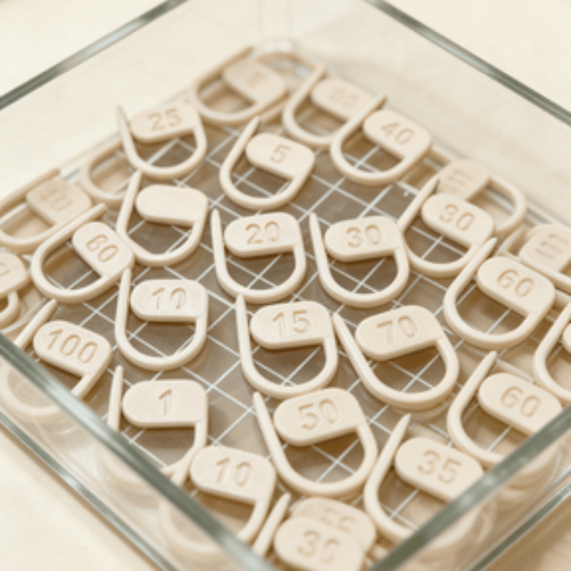 16PCS Digital Knitting Markers - Stitch Marker Ring 评论和价格