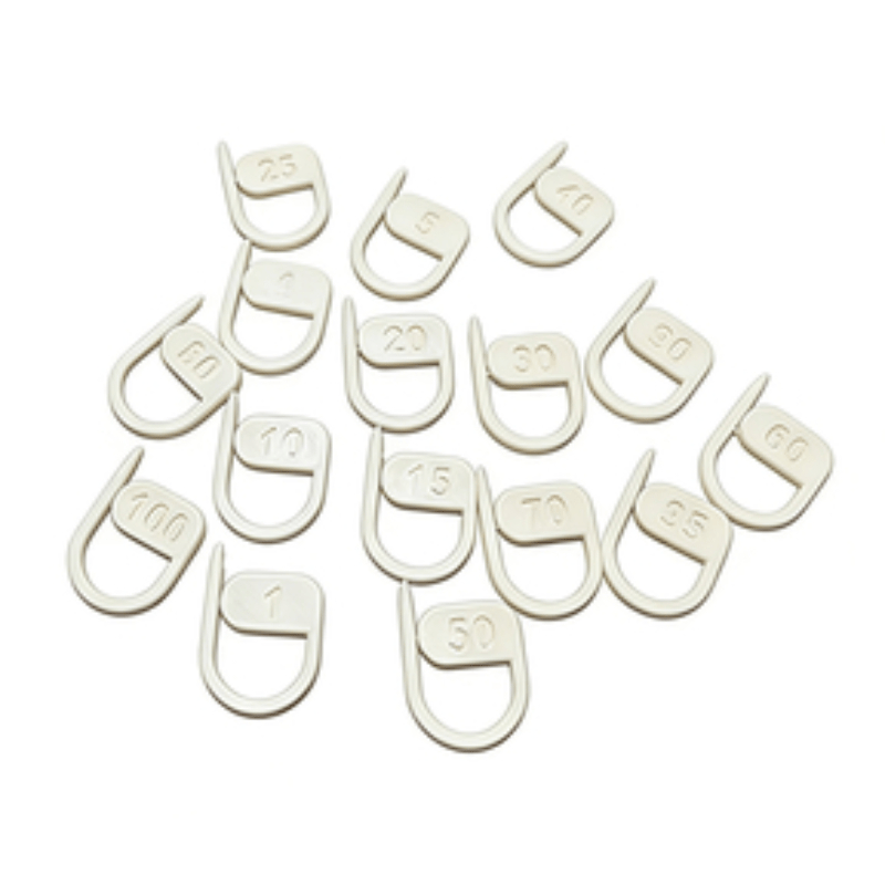 16PCS Digital Knitting Markers - Stitch Marker Ring 评论和价格