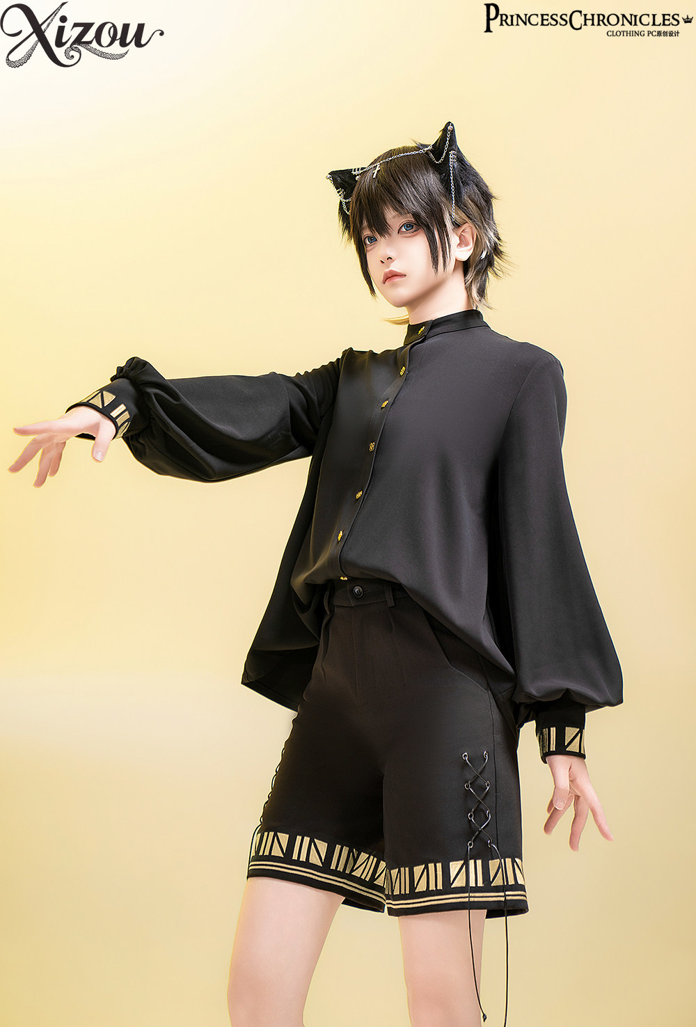 Ouji Lolita Shorts Black Egypt - Embroidery In Egypt 评论和价格